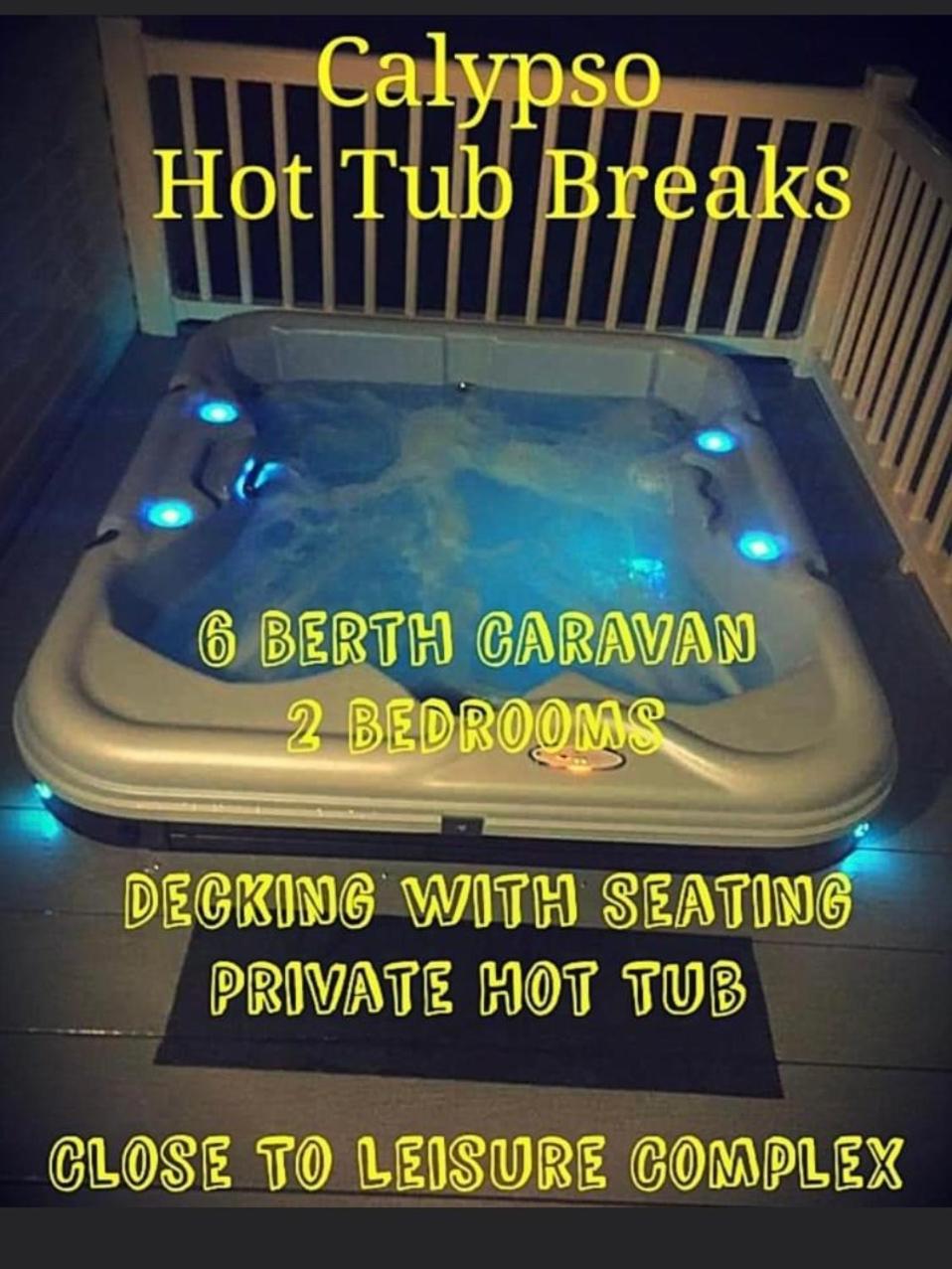 Calypso Hot Tub Breaks Tattershall Lakes Pet Friendly Exteriör bild